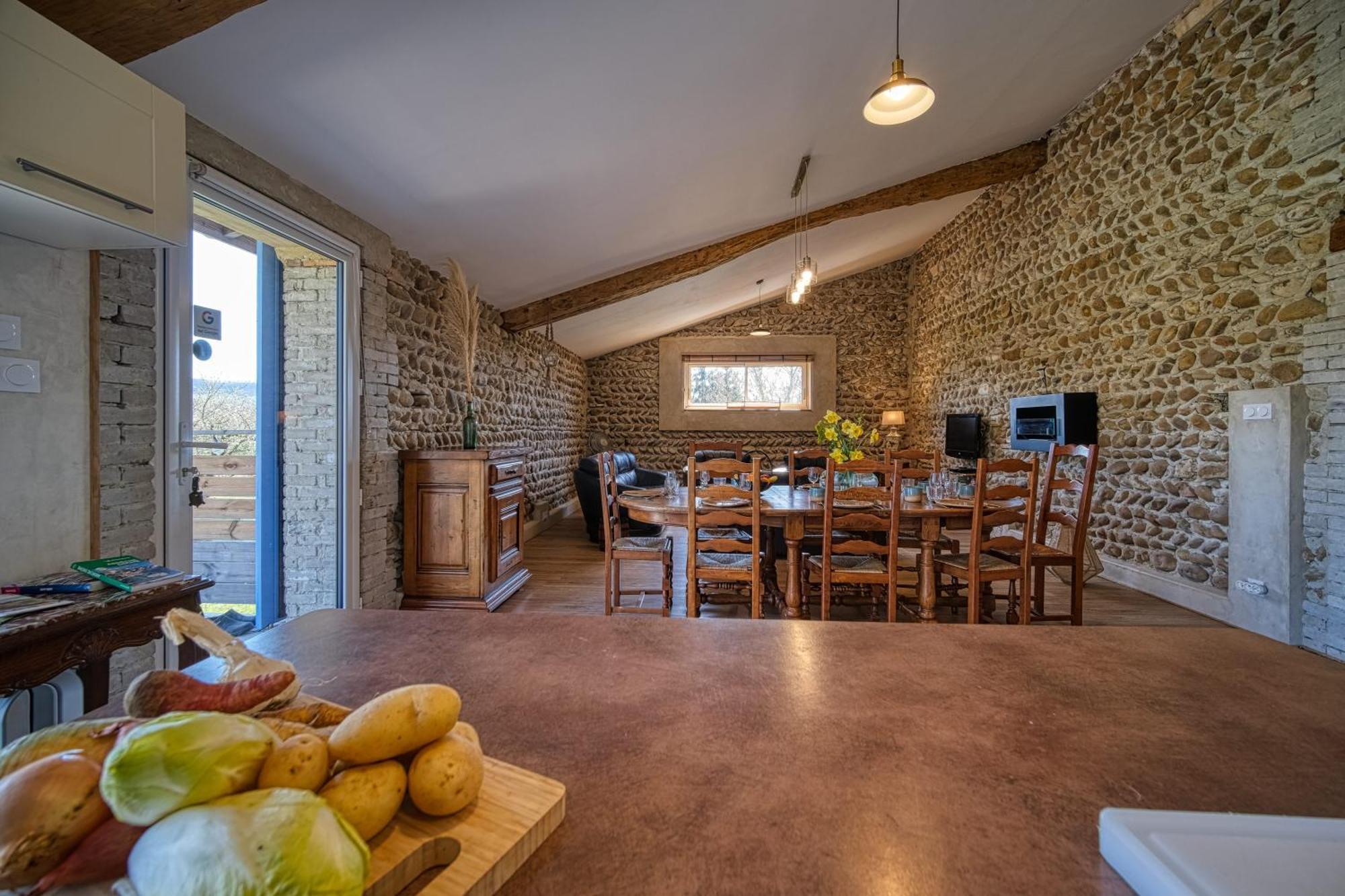 Maison Michonieres - Gite 3 Etoiles - 8 Personnes Miribel  Екстер'єр фото
